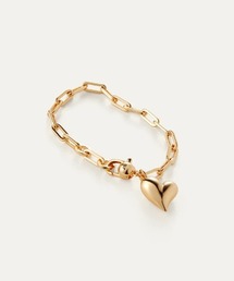 JENNYBIRD（ジェニーバード）の「【JENNY BIRD/ジェニーバード】ハート　チェーンブレスレット　Puffy Heart Bracelet（ブレスレット）」