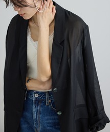 SALON adam et rope' | コットンボイルシアージャケット(テーラードジャケット)