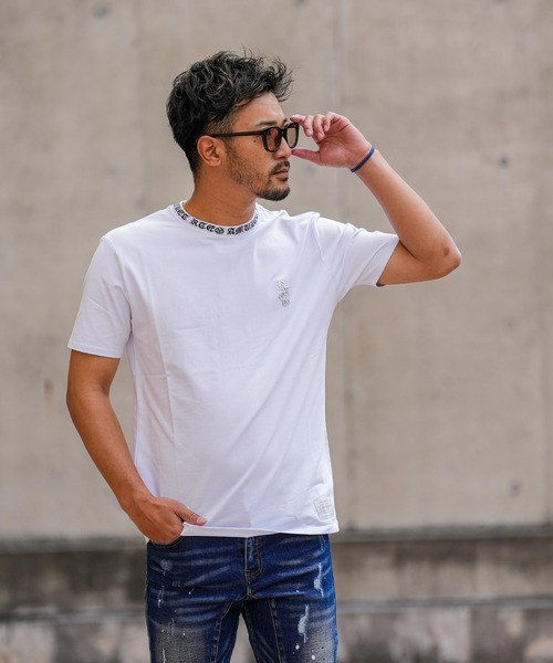 adamsJUGGLER(アダムスジャグラー)の「RTEG LC/HFティー(Tシャツ/カットソー・メンズ・ホワイト/ブラック・XXL/XL/L/M/S)」の1枚目の写真