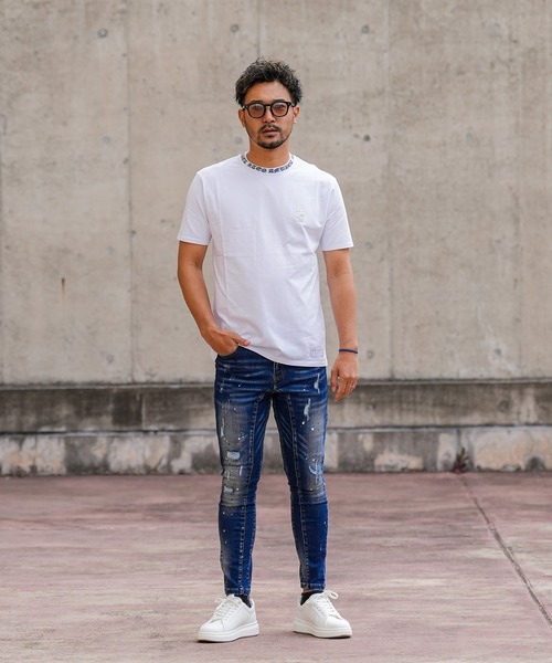 adamsJUGGLER(アダムスジャグラー)の「RTEG LC/HFティー(Tシャツ/カットソー・メンズ・ホワイト/ブラック・XXL/XL/L/M/S)」の3枚目の写真