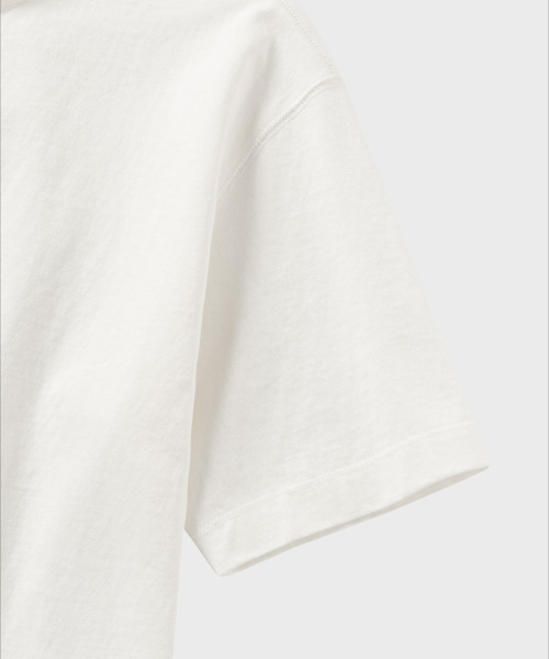 NONBLANK(ノンブランク)の「ヘンリーネック HS Tシャツ_WHITE(Tシャツ/カットソー・メンズ・ホワイト・X-LARGE/MEDIUM/LARGE)」の5枚目の写真