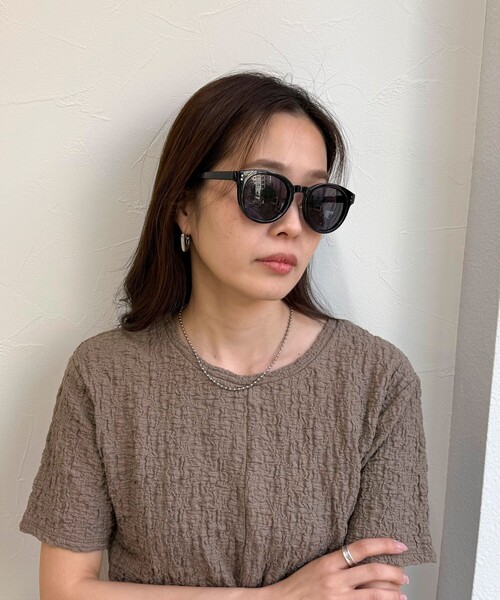 fredy emue(フレディエミュ)の「セルボストンサングラス(サングラス・レディース・ブラウン系その他/ブラック・FREE)」の8枚目の写真
