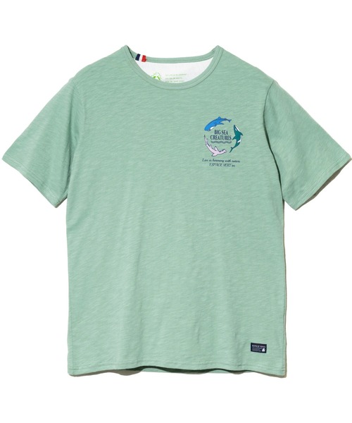go slow caravan(ゴースローキャラバン)の「ESPACE VERT/エスパスヴェール クリーチャーズ S/S TEE(Tシャツ/カットソー・メンズ・ホワイト/ライトグリーン・MEDIUM/LARGE/X-LARGE)」の8枚目の写真
