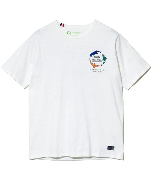 go slow caravan(ゴースローキャラバン)の「ESPACE VERT/エスパスヴェール クリーチャーズ S/S TEE(Tシャツ/カットソー・メンズ・ホワイト/ライトグリーン・MEDIUM/LARGE/X-LARGE)」の11枚目の写真