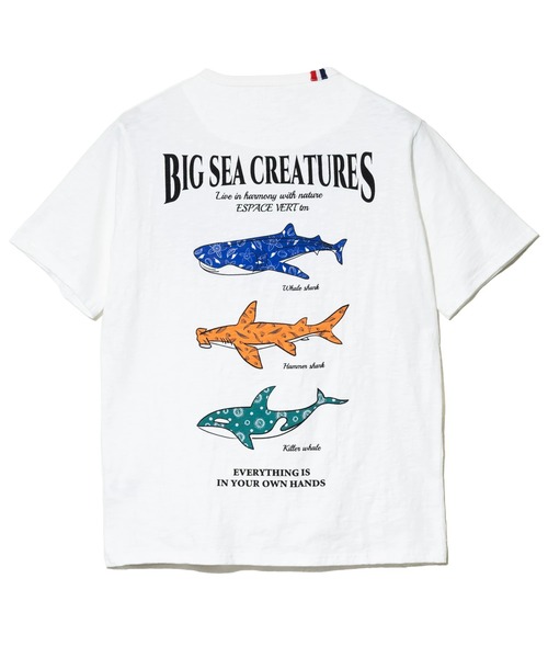 go slow caravan(ゴースローキャラバン)の「ESPACE VERT/エスパスヴェール クリーチャーズ S/S TEE(Tシャツ/カットソー・メンズ・ホワイト/ライトグリーン・MEDIUM/LARGE/X-LARGE)」の12枚目の写真