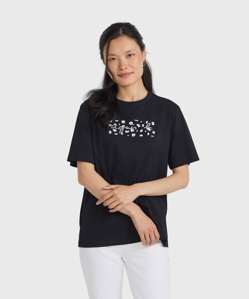 ロゴ プリント オーガニックコットン 半袖 Tシャツ 