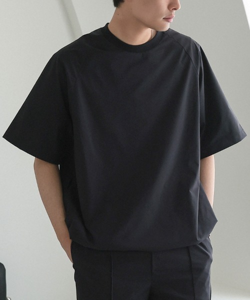 STYLISE(スタイライズ)の「【NARIWAI. 】Tech Comfort S/S T-shirt (テックコンフォート S/S Tシャツ) / ブラック 撥水 / UVカット / 接触冷感 / 防シワ(Tシャツ/カットソー・メンズ・ブラック・M/L)」の9枚目の写真