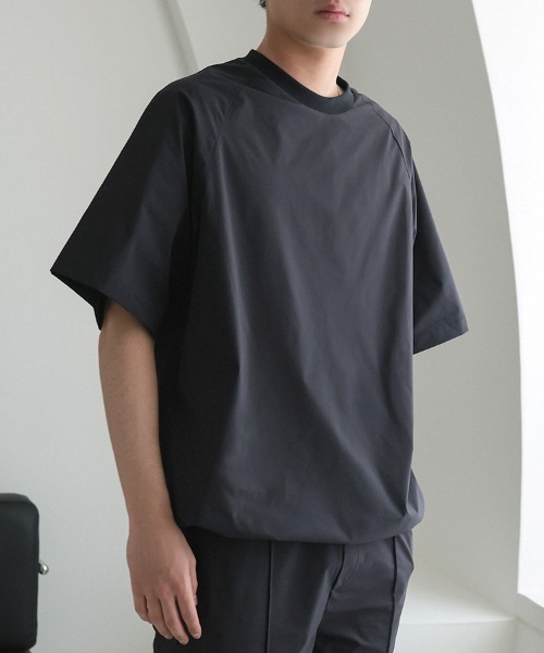STYLISE(スタイライズ)の「【NARIWAI. 】Tech Comfort S/S T-shirt (テックコンフォート S/S Tシャツ) / ブラック 撥水 / UVカット / 接触冷感 / 防シワ(Tシャツ/カットソー・メンズ・ブラック・M/L)」の13枚目の写真