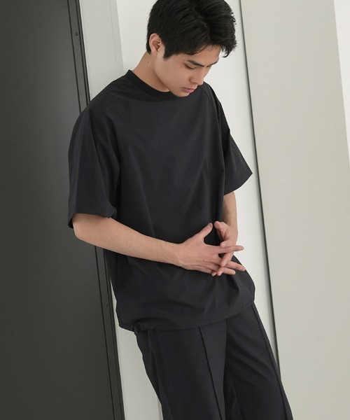 STYLISE(スタイライズ)の「【NARIWAI. 】Tech Comfort S/S T-shirt (テックコンフォート S/S Tシャツ) / ブラック 撥水 / UVカット / 接触冷感 / 防シワ(Tシャツ/カットソー・メンズ・ブラック・M/L)」の17枚目の写真