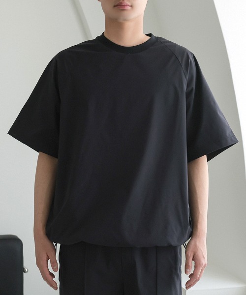 STYLISE(スタイライズ)の「【NARIWAI. 】Tech Comfort S/S T-shirt (テックコンフォート S/S Tシャツ) / ブラック 撥水 / UVカット / 接触冷感 / 防シワ(Tシャツ/カットソー・メンズ・ブラック・M/L)」の19枚目の写真