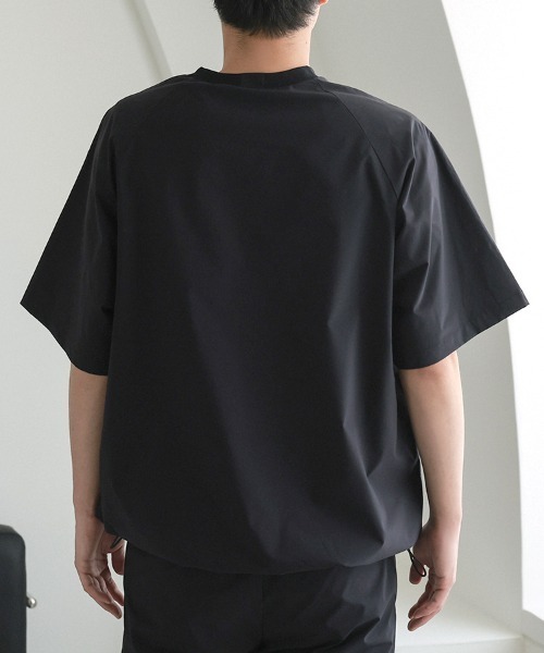 STYLISE(スタイライズ)の「【NARIWAI. 】Tech Comfort S/S T-shirt (テックコンフォート S/S Tシャツ) / ブラック 撥水 / UVカット / 接触冷感 / 防シワ(Tシャツ/カットソー・メンズ・ブラック・M/L)」の21枚目の写真