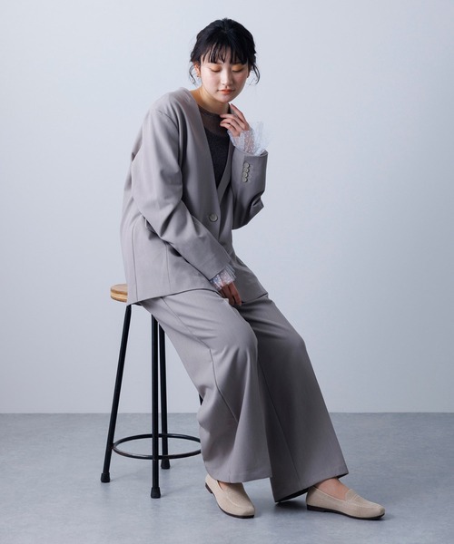 MARAI(マーライ)の「ローファー風 ニットフラットシューズ(その他シューズ・レディース・シルバー/レッド/ブラック/ベージュ/ブラック系その他・M/L)」の9枚目の写真