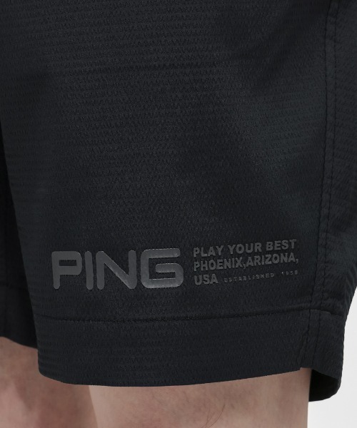 PING（ピン）の「ピン  ストレッチサッカーショートパンツ（その他パンツ・メンズ・ホワイト/ブラック/ベージュ・3L/L/LL/M）」の9枚目の写真