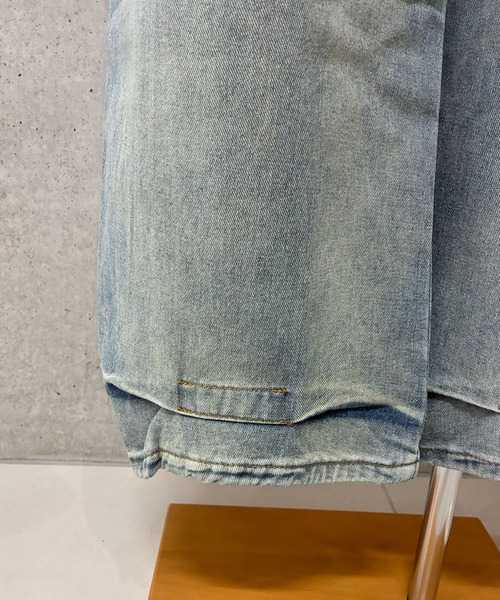 GLAMOROUS JANE(グラマラスジェーン)の「裾デザインデニムワイドパンツ(デニムパンツ・レディース・ブルー・S/M/L)」の9枚目の写真