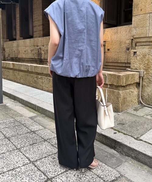Jena espace merveilleux(ジェナ エスパスメルヴェイユ)の「テンセルリネンイージーパンツ(その他パンツ・レディース・グレー/ベージュ/ブラック・2/1)」の9枚目の写真