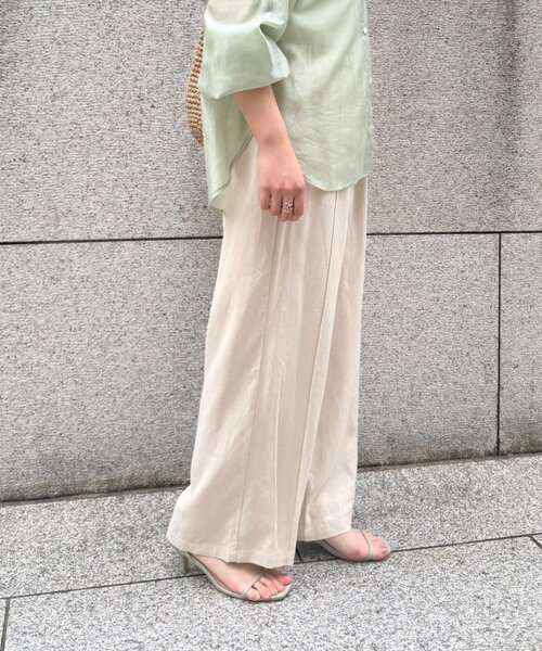 Jena espace merveilleux(ジェナ エスパスメルヴェイユ)の「テンセルリネンイージーパンツ(その他パンツ・レディース・グレー/ベージュ/ブラック・2/1)」の15枚目の写真