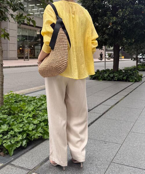 Jena espace merveilleux(ジェナ エスパスメルヴェイユ)の「テンセルリネンイージーパンツ(その他パンツ・レディース・グレー/ベージュ/ブラック・2/1)」の19枚目の写真