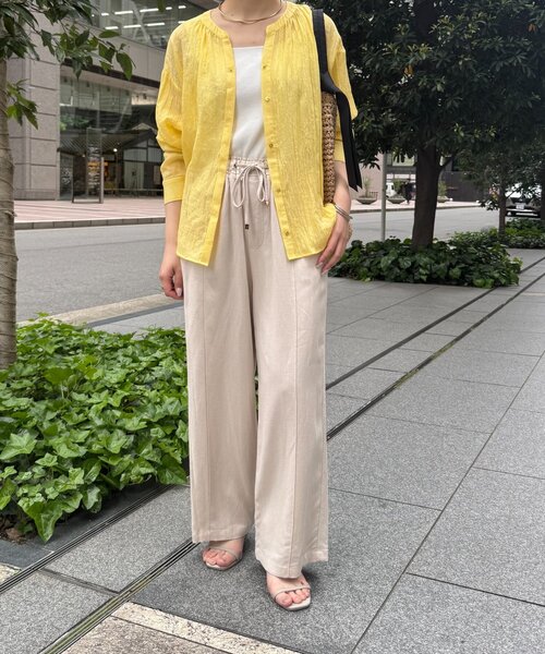 Jena espace merveilleux(ジェナ エスパスメルヴェイユ)の「テンセルリネンイージーパンツ(その他パンツ・レディース・グレー/ベージュ/ブラック・2/1)」の20枚目の写真