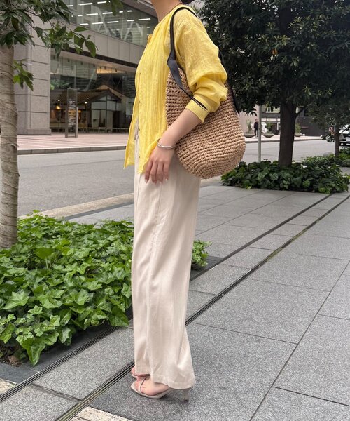 Jena espace merveilleux(ジェナ エスパスメルヴェイユ)の「テンセルリネンイージーパンツ(その他パンツ・レディース・グレー/ベージュ/ブラック・2/1)」の21枚目の写真