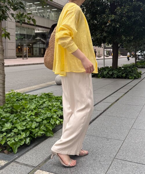 Jena espace merveilleux(ジェナ エスパスメルヴェイユ)の「テンセルリネンイージーパンツ(その他パンツ・レディース・グレー/ベージュ/ブラック・2/1)」の22枚目の写真