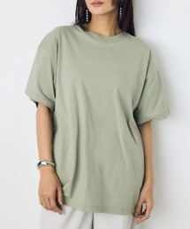 【身長/骨格別着用画像あり】アーバンコットンルーズTシャツ 夏服 秋服 春服 オーバーサイズ ビッグサイズ 体系カバー お尻が隠れる 二の腕カバー
