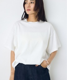 【身長/骨格別着用画像あり】アーバンコットンルーズTシャツ 夏服 秋服 春服 オーバーサイズ ビッグサイズ 体系カバー お尻が隠れる 二の腕カバー