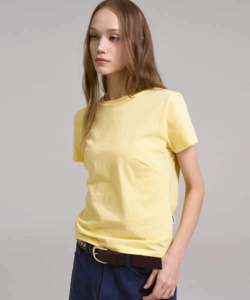 SSIN AND LEE(シンアンドリー)の「ダーツTシャツイエロー(Tシャツ/カットソー・レディース・その他・FREE)」の3枚目の写真