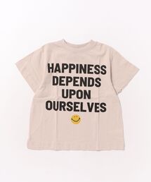 30/-天竺HAPPINESS Tシャツ