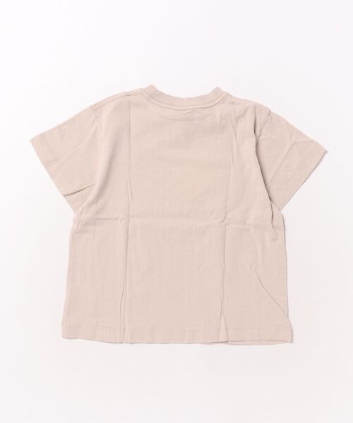 NEEDLE WORKS（ニードルワークス）の「30/-天竺HAPPINESS Tシャツ（Tシャツ/カットソー・キッズ・サンドベージュ・110cm/120cm）」の2枚目の写真