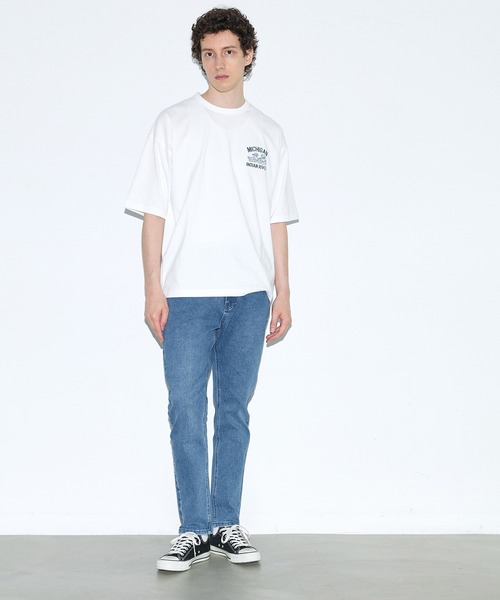 coca(coca)(コカ)の「ストレッチデニム5ポケットスキニーパンツ(デニムパンツ・メンズ・インディゴブルー/ブラック/ライトブルー・L/M/XL)」の5枚目の写真