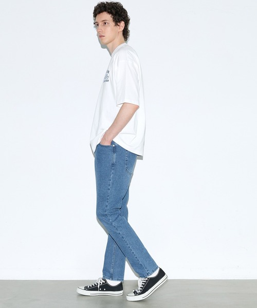 coca(coca)(コカ)の「ストレッチデニム5ポケットスキニーパンツ(デニムパンツ・メンズ・インディゴブルー/ブラック/ライトブルー・L/M/XL)」の8枚目の写真