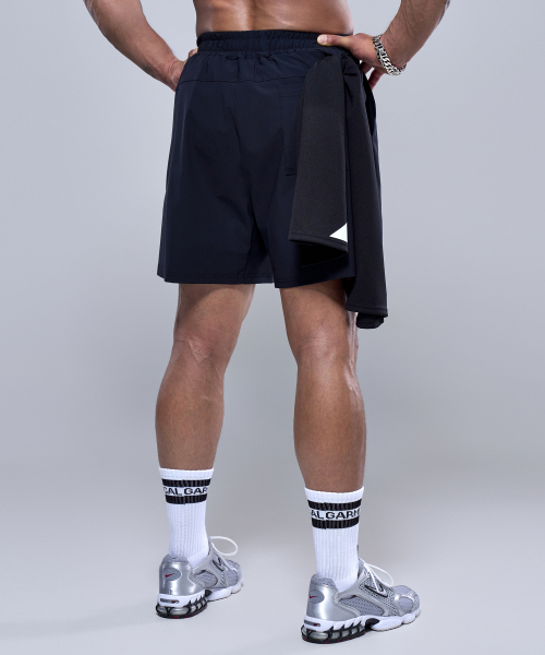 PHYSICAL GARMENTS（フィジカルガーメンツ）の「P2575 アイススリットハーフパンツ [3COLOR]（その他パンツ・メンズ・ブラック/ブルー/チャコール・MEDIUM/LARGE/X-LARGE/XX-LARGE）」の8枚目の写真