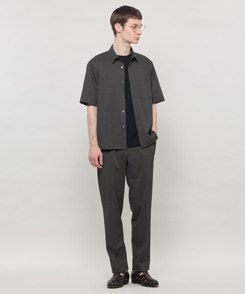 MACKINTOSH LONDON(マッキントッシュ ロンドン)の「【ICE JET】セットアップ半袖オーバーシャツ(シャツ/ブラウス・メンズ・チャコールグレー/ネイビー・XL/L/M)」の3枚目の写真