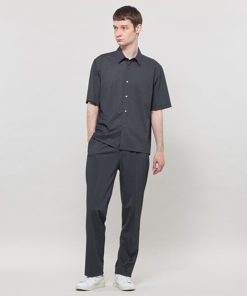 MACKINTOSH LONDON(マッキントッシュ ロンドン)の「【ICE JET】セットアップ半袖オーバーシャツ(シャツ/ブラウス・メンズ・チャコールグレー/ネイビー・XL/L/M)」の4枚目の写真