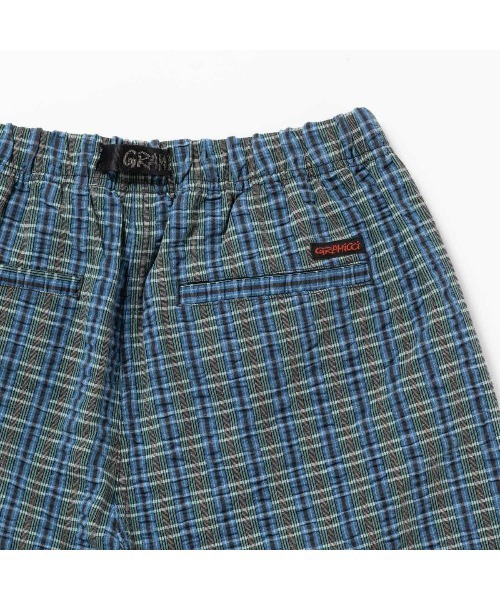 Kinetics（キネティクス）の「Gramicci O.G. G-SHORT SEERSUCKER PLAID（グラミチ O.G. Gショーツ シアサッカー プレイド）（その他パンツ・メンズ・ブルー系・X-LARGE/LARGE/MEDIUM/XX-LARGE）」の3枚目の写真