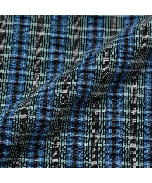 Kinetics（キネティクス）の「Gramicci O.G. G-SHORT SEERSUCKER PLAID（グラミチ O.G. Gショーツ シアサッカー プレイド）（その他パンツ・メンズ・ブルー系・X-LARGE/LARGE/MEDIUM/XX-LARGE）」の2枚目の写真