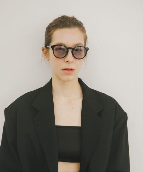URBAN RESEARCH(アーバンリサーチ)の「decor『デコール』 EYEWEAR BOSTON SUN(メガネ・レディース・ブラウン系その他/ブラック・-)」の4枚目の写真