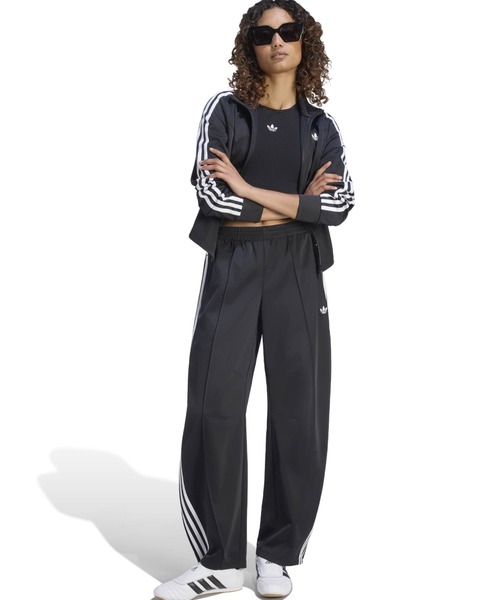 adidas(アディダス)の「adidas FIREBIRD BARREL TRACK PANTS / アディダス ファイヤーバード バレル トラックパンツ(その他パンツ・レディース・ブラック・M/S/L)」の9枚目の写真