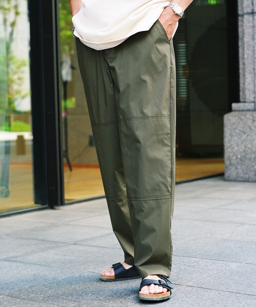 jiggys shop(ジギーズショップ)の「ダブルニー テーパード ワイド イージーパンツ(その他パンツ・メンズ・ブラック/ベージュ/グレー/カーキ・MEDIUM/LARGE/X-LARGE)」の4枚目の写真