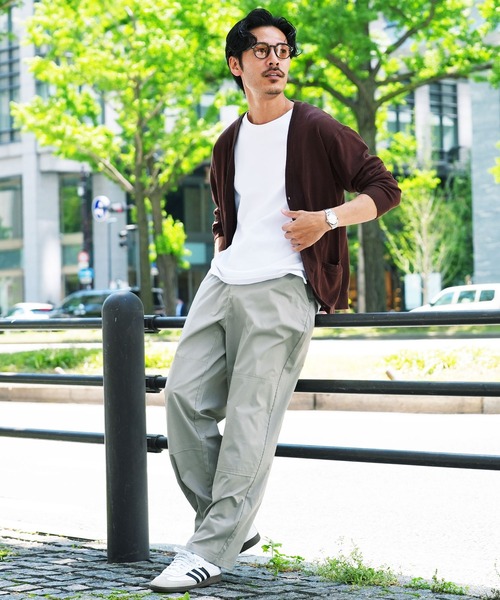 jiggys shop(ジギーズショップ)の「ダブルニー テーパード ワイド イージーパンツ(その他パンツ・メンズ・ブラック/ベージュ/グレー/カーキ・MEDIUM/LARGE/X-LARGE)」の17枚目の写真