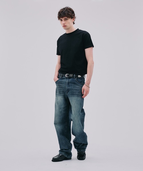 Regen Glanz(レーゲングランツ)の「vintage slim fit denim pants / ヴィンテージスリムフィットデニムパンツ(デニムパンツ・メンズ・ダークブルー/ブルー・LARGE/SMALL/MEDIUM)」の15枚目の写真