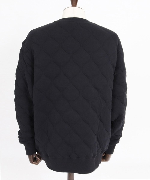 CAMBIO(カンビオ)の「mlt5750-Wave Quilted Crewneck Pullover キルティングプルオーバー(A73426cmb)(Tシャツ/カットソー・メンズ・ベージュ/ブラック・M/S/L)」の14枚目の写真