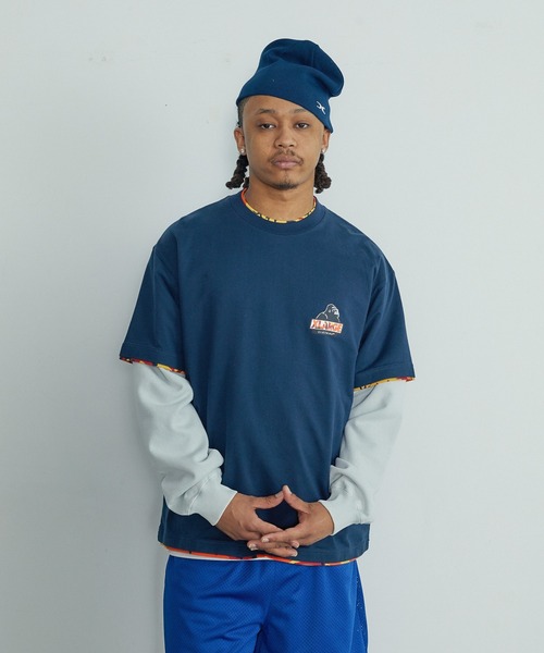XLARGE（エクストララージ）の「CAMO SLANTED OG S/S TEE（Tシャツ/カットソー・メンズ・ホワイト/ブラック/ネイビー・XL/L/M/S）」の3枚目の写真