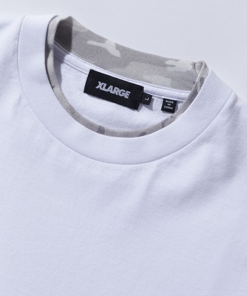 XLARGE（エクストララージ）の「CAMO SLANTED OG S/S TEE（Tシャツ/カットソー・メンズ・ホワイト/ブラック/ネイビー・XL/L/M/S）」の9枚目の写真