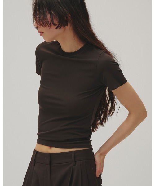 TODAYFUL(トゥデイフル)の「Soft Mesh T-shirts(Tシャツ/カットソー・レディース・ホワイト/ダークブラウン/ミント・FREE)」の9枚目の写真