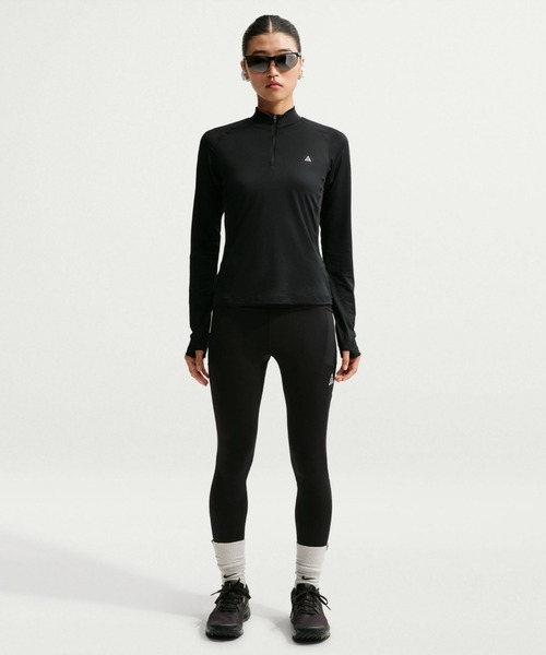 ACG(エィシージー)の「ACG "Wildsee" ウィメンズ Dri-FIT 1/4ジップ ロングスリーブ ハイキングトップス / ACG "Wildsee" Women's Dri-FIT 1/4-Zip Long-Sleeve Hiking Top IQ6323-010 Black(その他トップス・レディース・ブラック・M/XS/XL/S/L)」の4枚目の写真