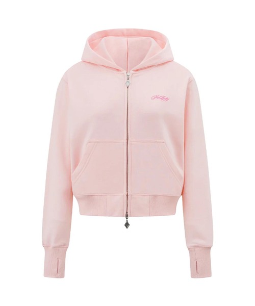 SupBaby by SUPPLIER（サプベイビーバイサプライヤー）の「SupBaby by SUPPLIER Cross Zip Hoodie - Regular（パーカー・レディース・ピンク/カーキ・FREE）」の7枚目の写真