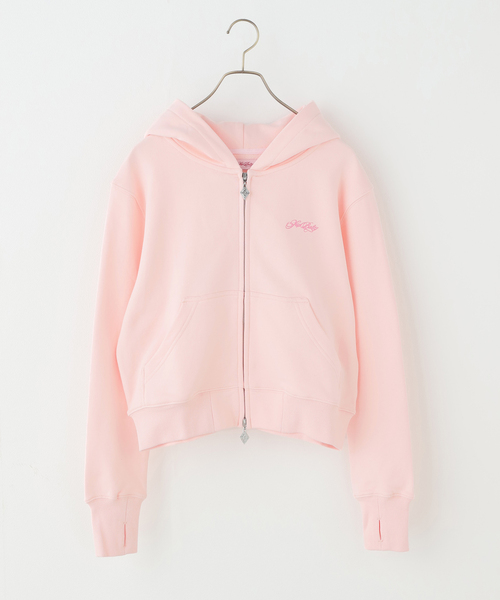 SupBaby by SUPPLIER（サプベイビーバイサプライヤー）の「SupBaby by SUPPLIER Cross Zip Hoodie - Regular（パーカー・レディース・ピンク/カーキ・FREE）」の22枚目の写真