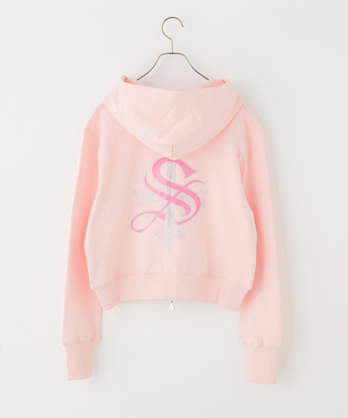 SupBaby by SUPPLIER（サプベイビーバイサプライヤー）の「SupBaby by SUPPLIER Cross Zip Hoodie - Regular（パーカー・レディース・ピンク/カーキ・FREE）」の21枚目の写真