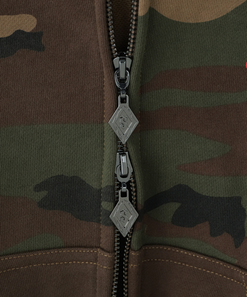 SupBaby by SUPPLIER（サプベイビーバイサプライヤー）の「SupBaby by SUPPLIER Cross Zip Hoodie - Regular（パーカー・レディース・ピンク/カーキ・FREE）」の11枚目の写真